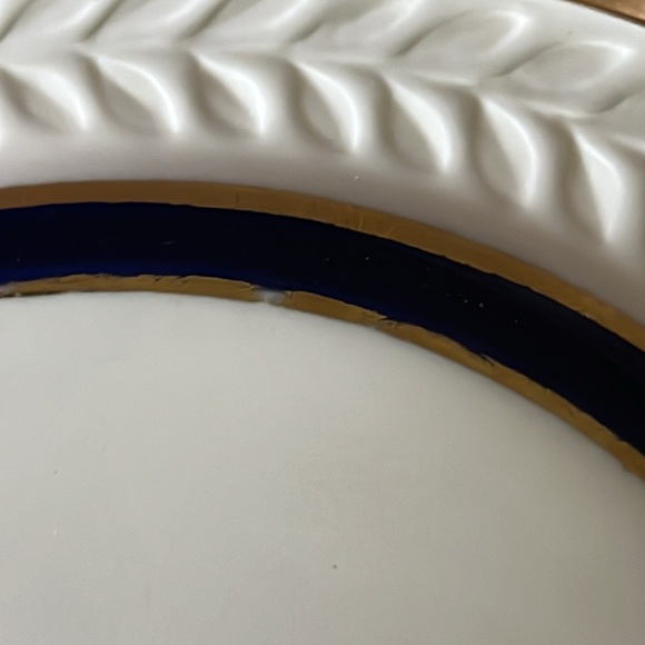 Vintage 1985 Shenango China Dessert Plates -used VGC bundle of 4 - Picture 10 of 11